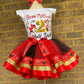 Minnie Mouse Tutu Outfit (3 layer Ribbon Trimmed tutu outfit) Minnie Outfit 2