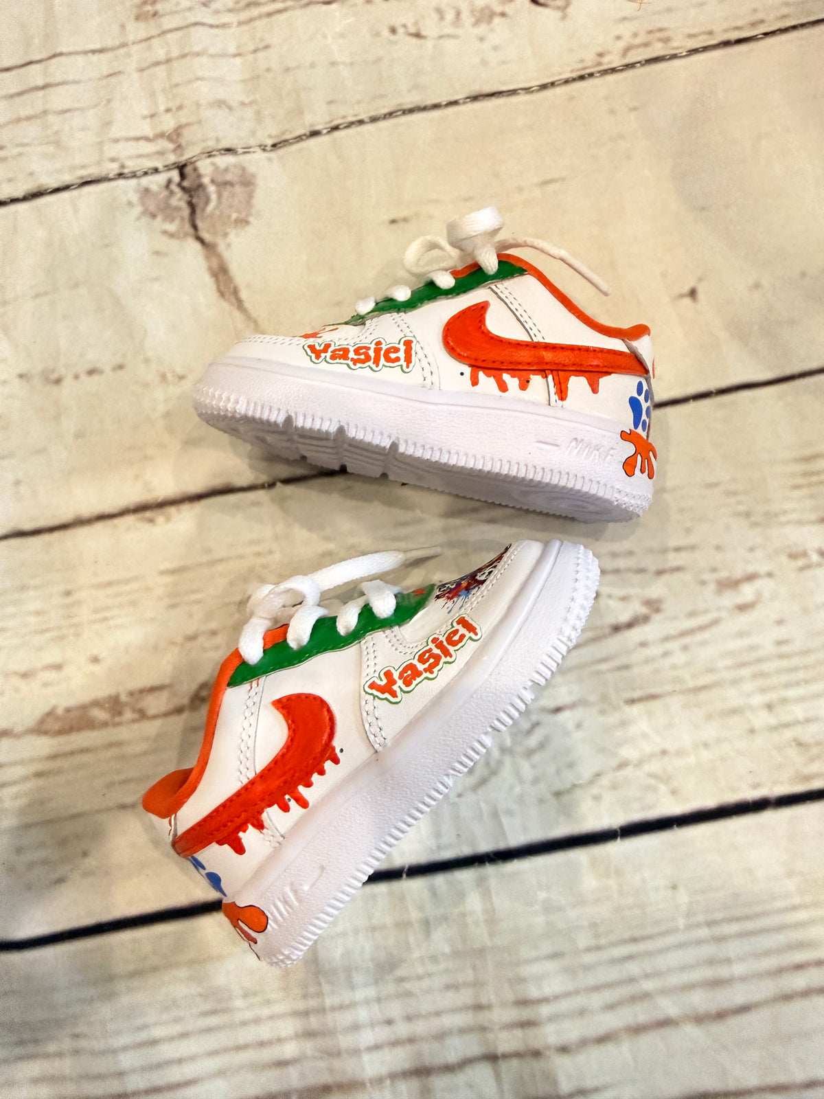 Slim Customize Air Force 1s Sneakers (without Rhinestones)