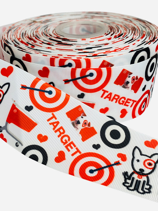 2 Inch Ribbon, Target Ribbon 🟣 (1 Yard) 🎀 New Arrival🎀