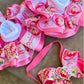 Strawberry Shortcake Tutu Socks, Strawberry Shortcake ruffle Sock, Strawberry shortcake Headband/ hair clip