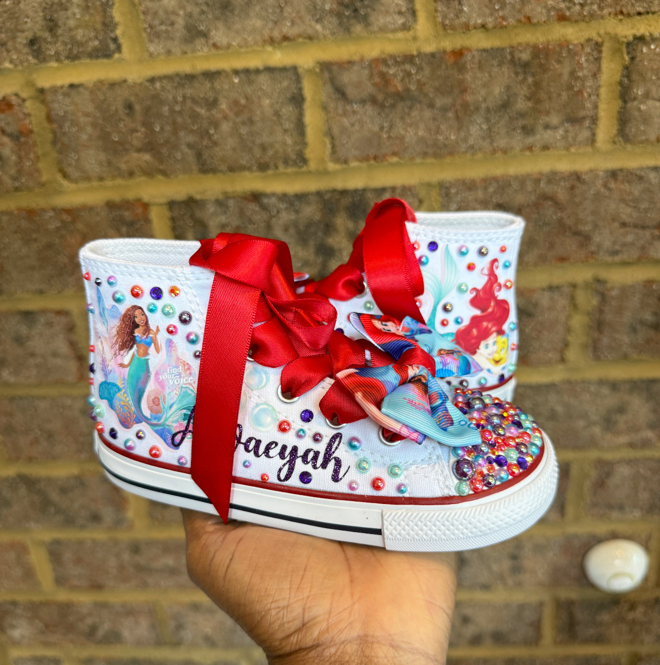 Little Mermaid tutu outfit with matching shoes,
