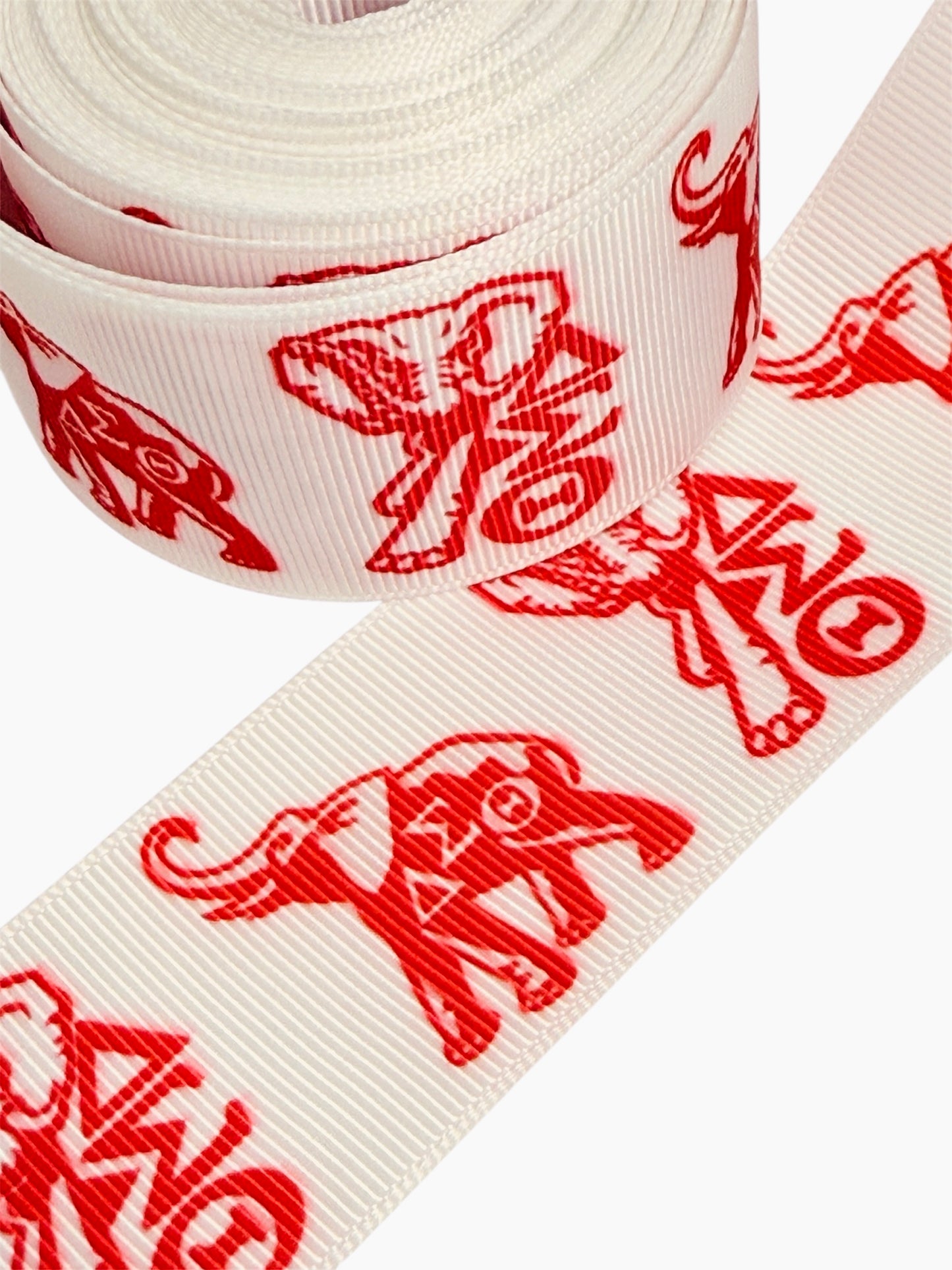 Delta Sigma Theta Ribbon🎀 1.5 inch / 38mm Ribbon