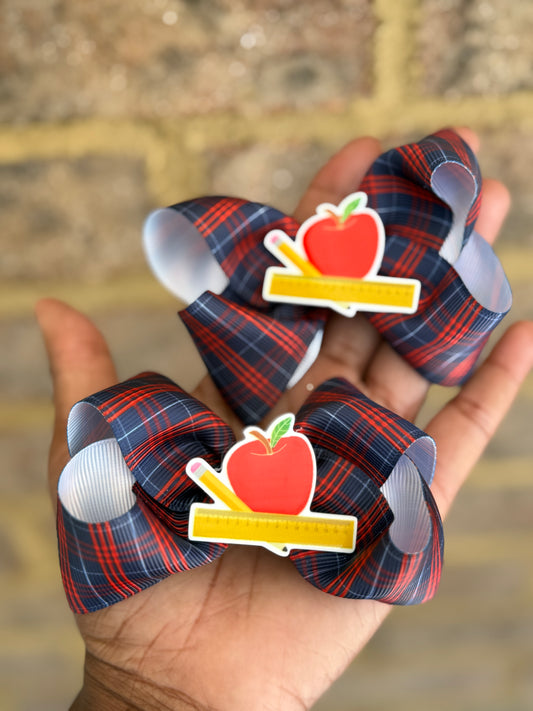 School Hair Clips-Hair clips-Back To School Hair Clips