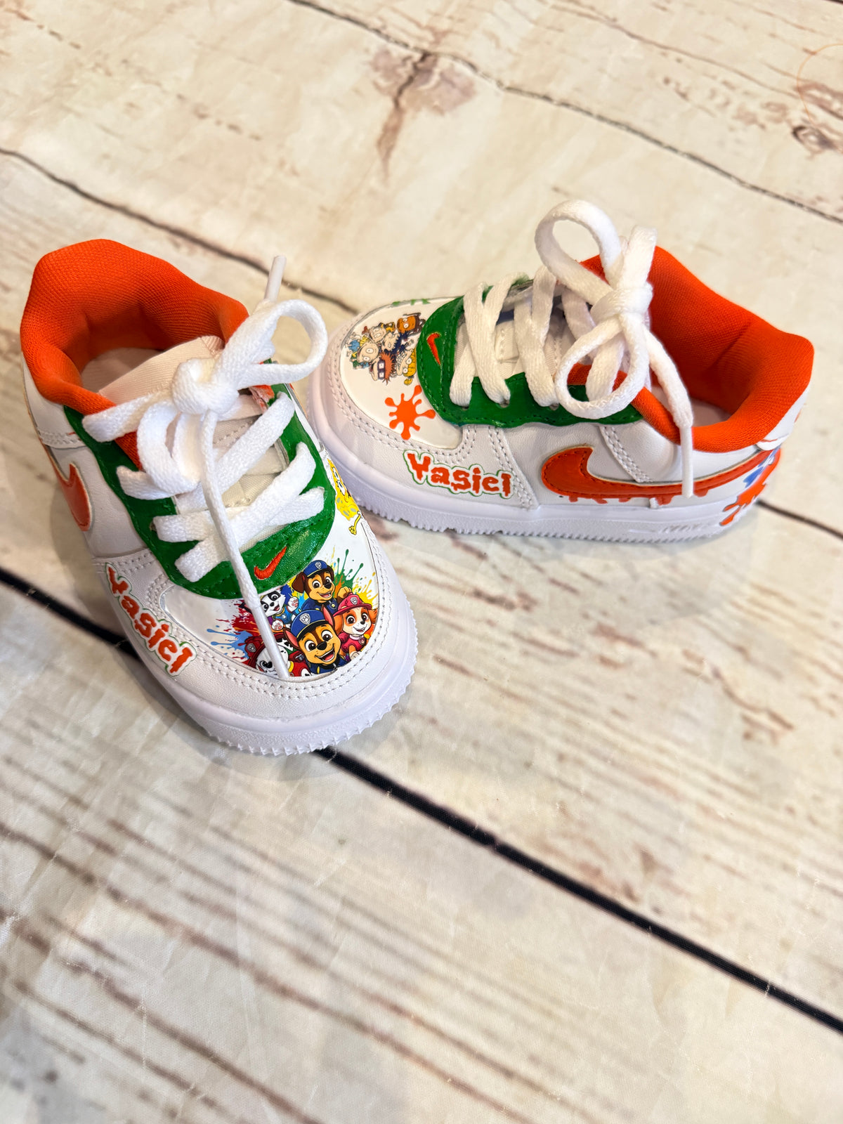 Slim Customize Air Force 1s Sneakers (without Rhinestones)