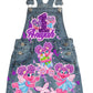 Abby Denim Jeans overall Dress, Abby Denim Birthday jeans Dress