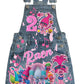 Troll Denim overall dress, Troll Jeans Birthday Dress, Poppy birthday jeans outfit