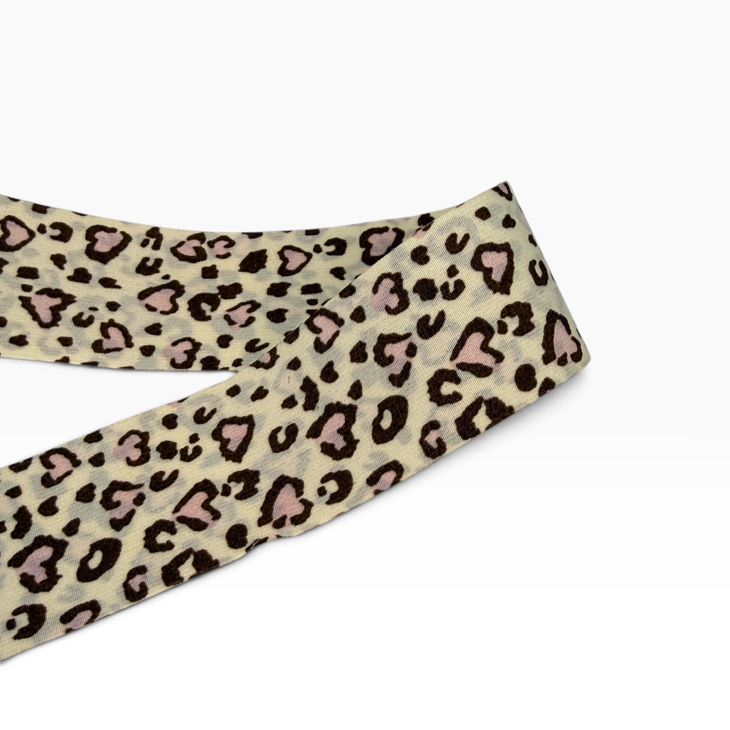 Double side Leopard Print Chiffon Ribbon ( per yard ) 1.5 inch
