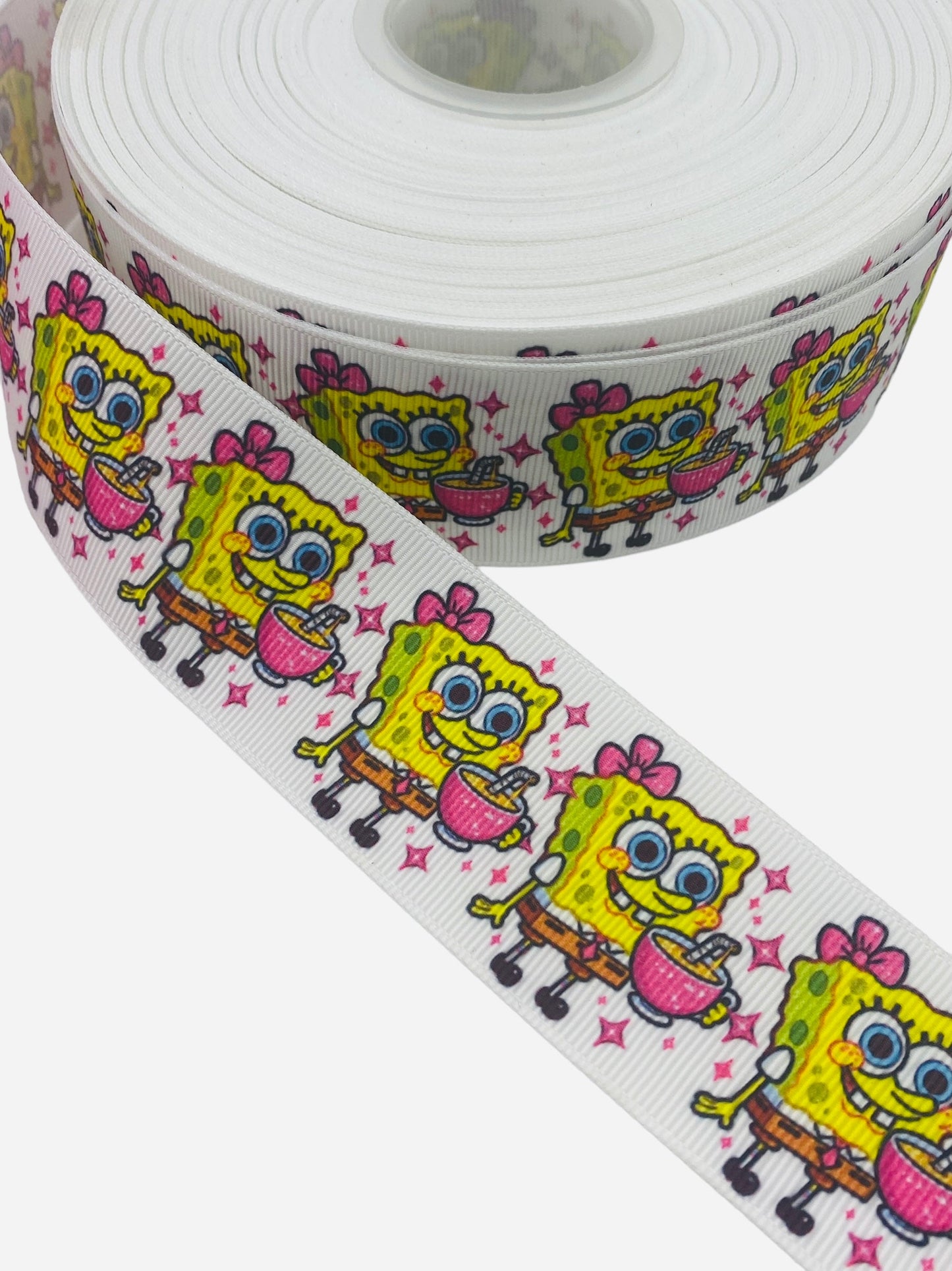 Sponge Bob Ribbon 38mm/ 1.5 Inch Ribbon (1 Yard)                                 🎀  May New Arrival 🎀