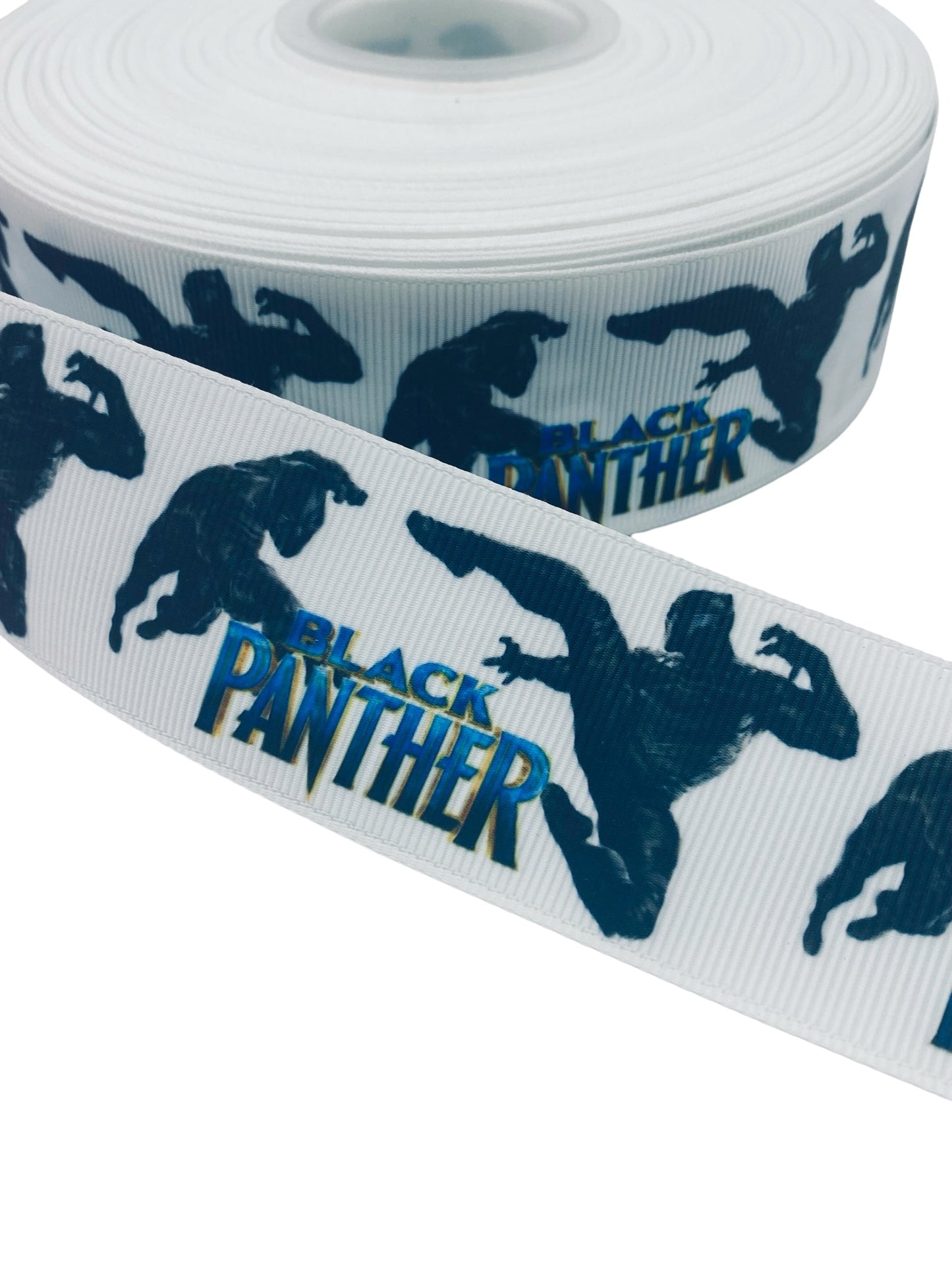 Black Panther Ribbon 38mm/ 1.5 Inch Ribbon (1 Yard)                                 🎀  May New Arrival 🎀