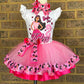 Barbie Tutu Outfit (2 layer ribbon trim tutu)