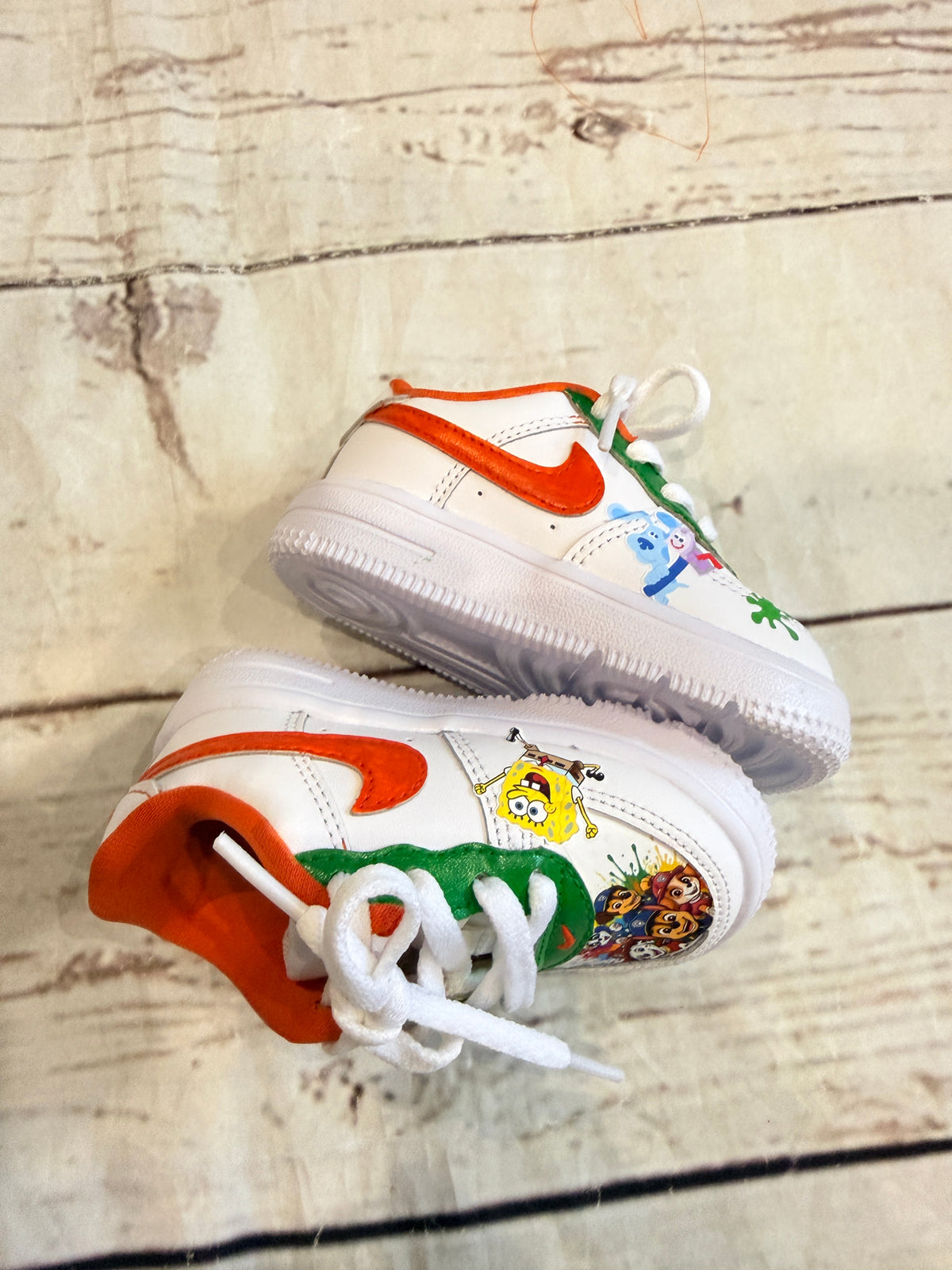 Slim Customize Air Force 1s Sneakers (without Rhinestones)