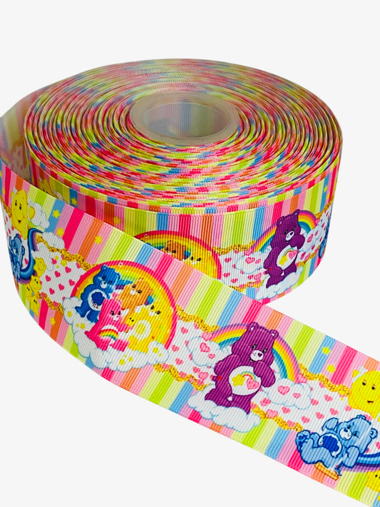 2 Inch Ribbon, Carebear Ribbon 🟣 (1 Yard) 🎀 New Arrival🎀