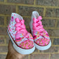 Peppa Pig Bling Converse Sneakers, Peppa Pink Sneakers
