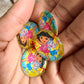 Glass Embellishments ( set of 4)