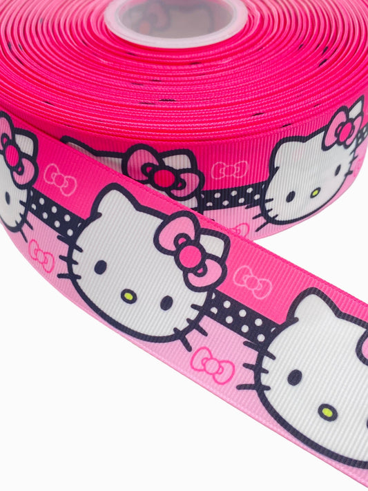 38mm / 1.5 inch Ribbon, Hello Kitty Ribbon (1 Yard) 🎀April New🎀