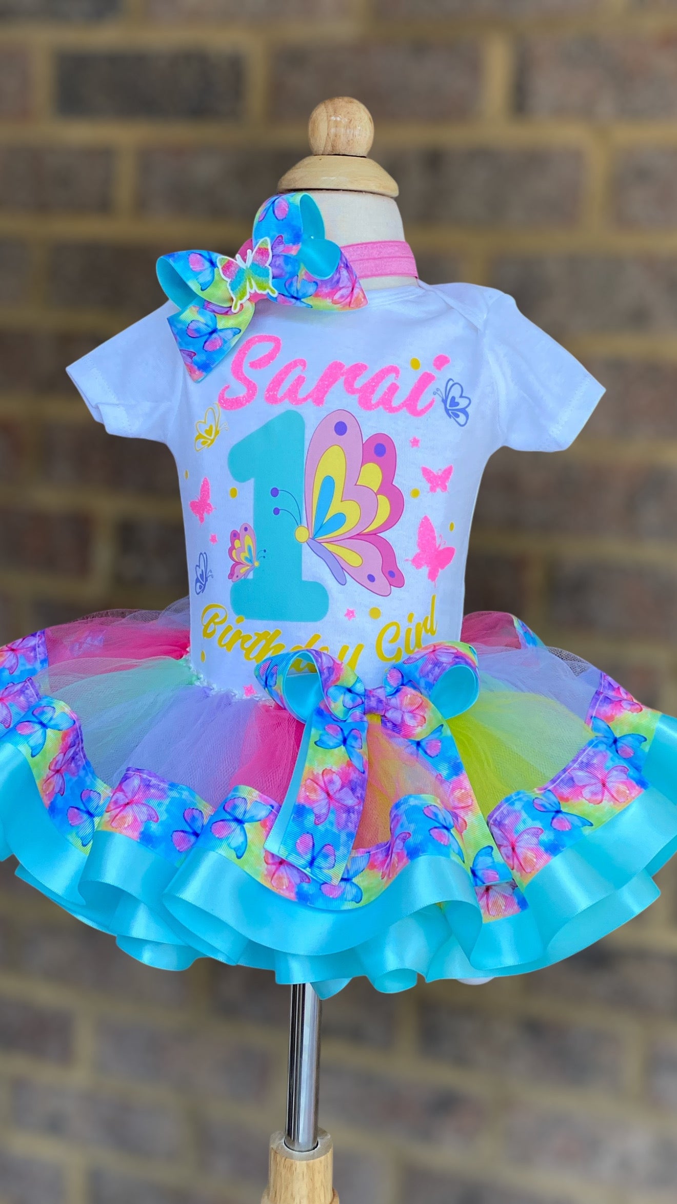 Butterfly Tutu Outfit Butterfly tutu set Butterfly Birthday outfit