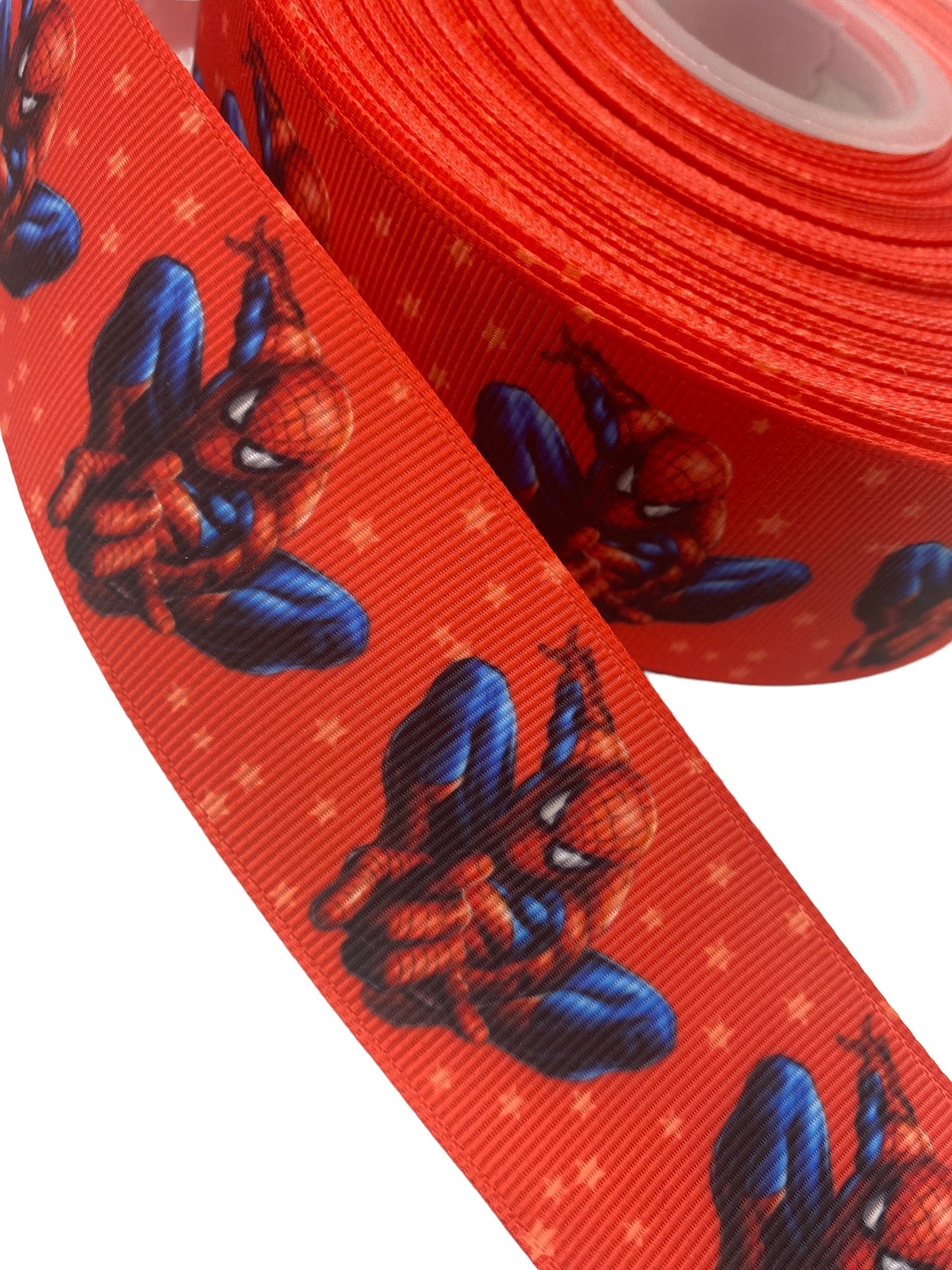 Spider Man Ribbon 38mm/ 1.5 Inch Ribbon (1 Yard)                                 🎀  May New Arrival 🎀