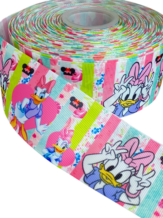 2 Inch Ribbon, Daffy Duck Ribbon 🟣 (1 Yard) 🎀 New Arrival🎀