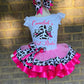 Tutu outfit, cow print tutu outfit,