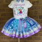Tutu outfit, Frozen tutu outfit, frozen birthday tutu outfit with matching shoes