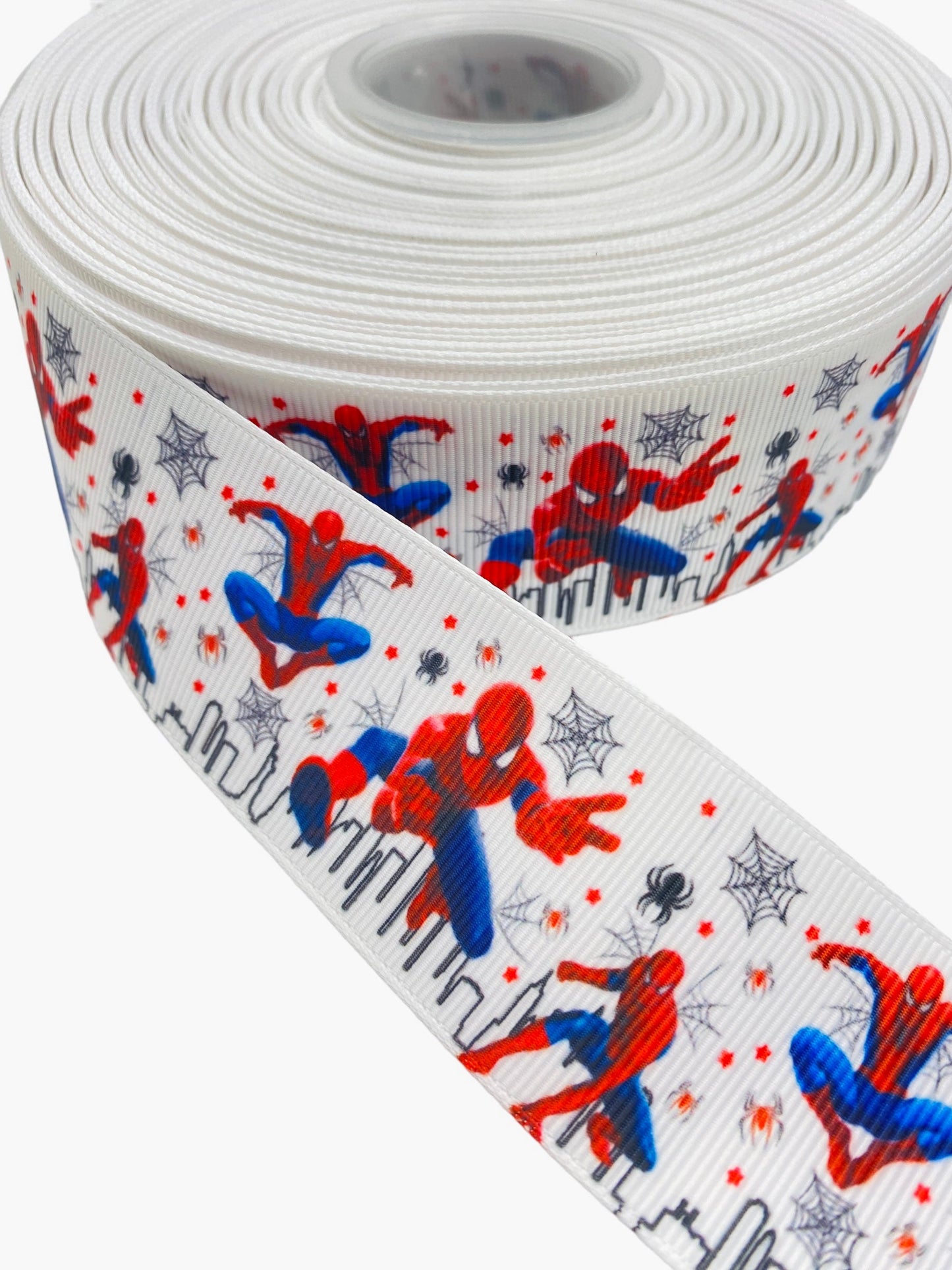 38mm / 1.5 inch Ribbon, Spider Man  Ribbon (1 Yard) 🎀April New🎀