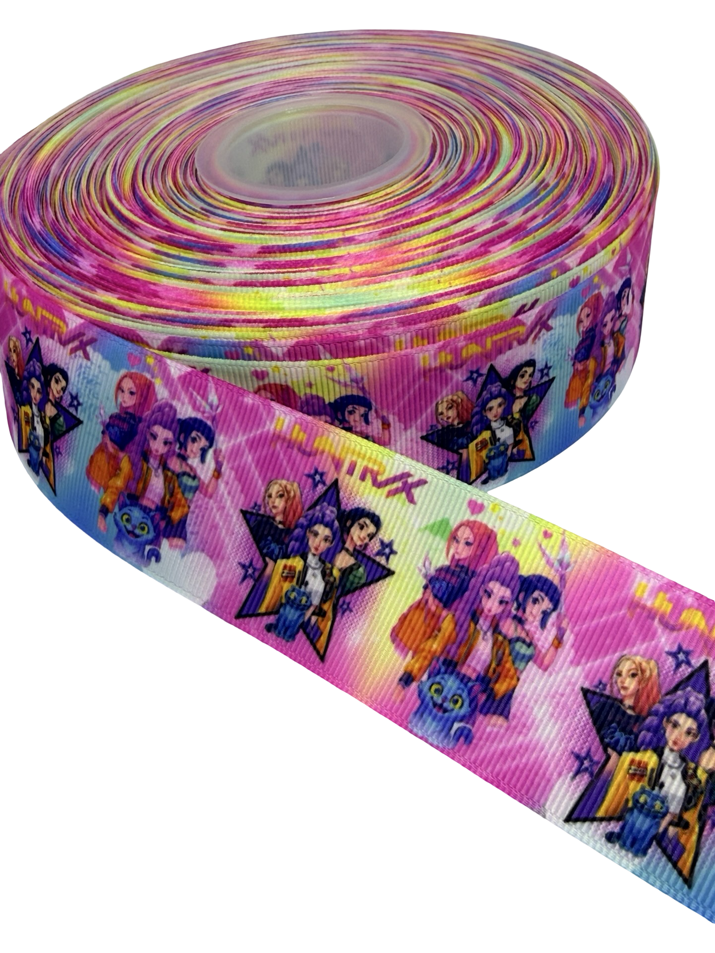 K Pop Demond Hunter Ribbon, k pop ribbon 🟢 (38mm / 1.5 inch Ribbon)