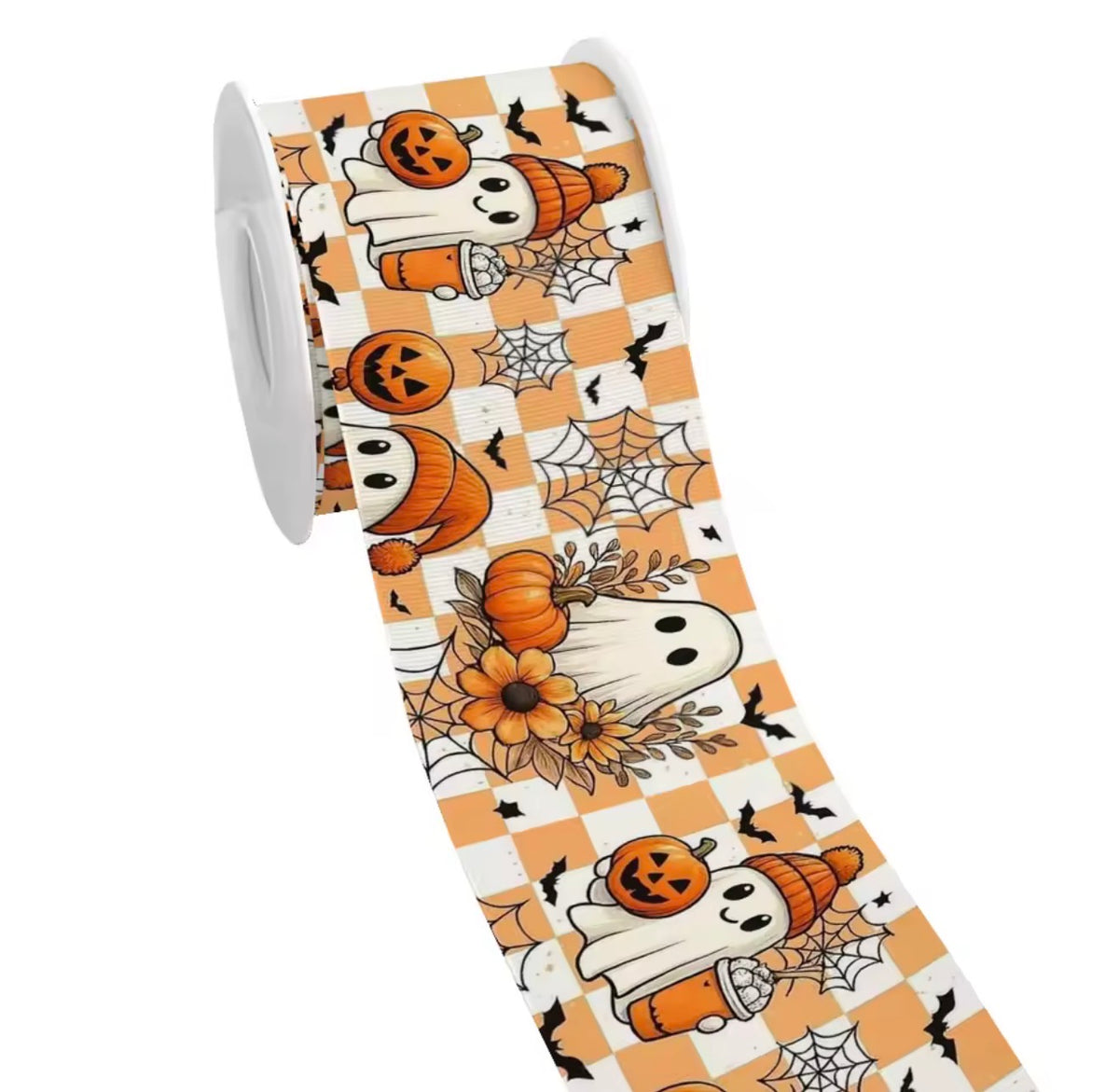 Halloween Ribbon ( size 1.5 inches ) single face design,