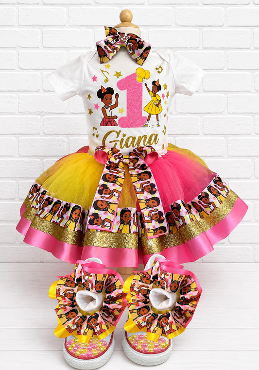 Gracie Corner Tutu Outfit | Gracie Corner Birthday tutu set