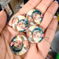 Glass Embellishments ( set of 4)