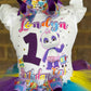 Word Party Tutu Outfit, word party birthday outfit, word party tutu set