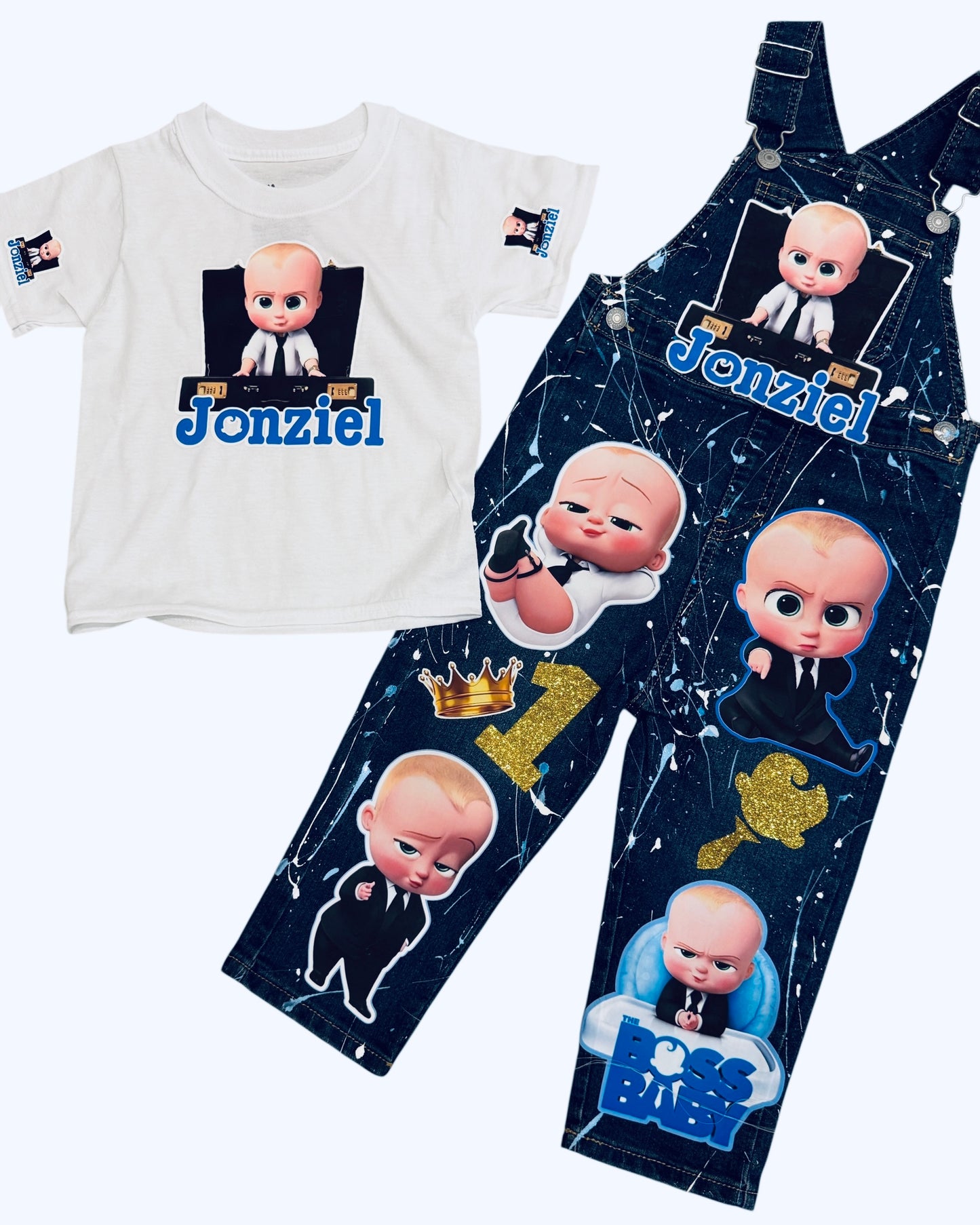 Boss Baby Denim Overall, Boss Baby Jeans Outfit