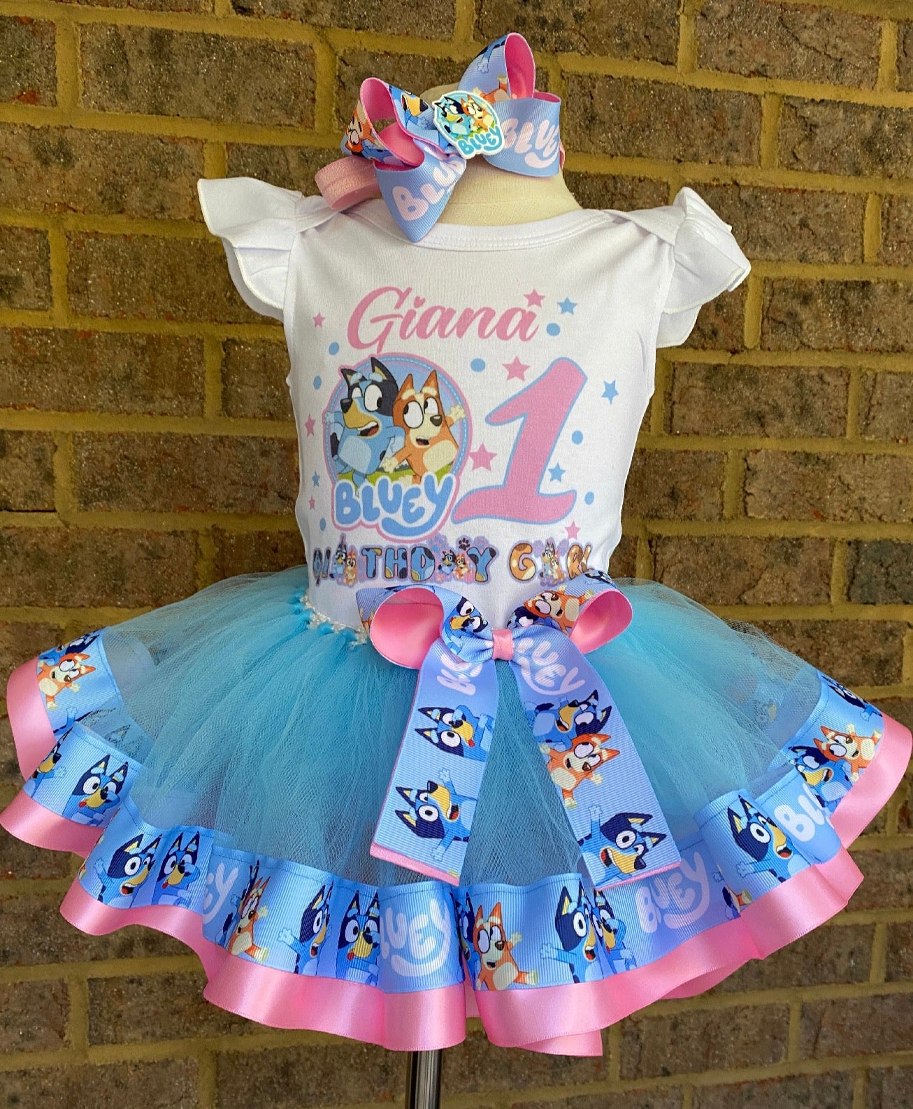 Bluey Birthday Tutu Set | Personalized Bluey tutu Outfit