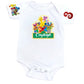 Sesame Street Jeans Birthday outfit, Sesame Street Denim overall Dress