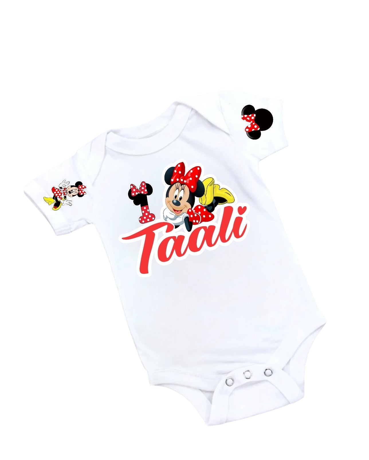 Minnie Mouse Denim overall outfit, jeans overall dress, Minnie mouse birthday jeans dress