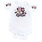 Minnie Mouse Denim overall outfit, jeans overall dress, Minnie mouse birthday jeans dress