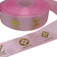LV Ribbon (1 yard) 38mm/ 1.5 inches Foil Ribbon )