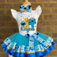 Cookie Monster Tutu Outfit Cookie Monster tutu set