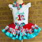 Little Mermaid Tutu outfit Little Mermaid Birthday Set Little Mermaid tutu set