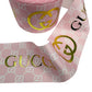 # 320 ( Foil Designer Ribbon) 1 yard,  (75mm/3inch Ribbon)🔴