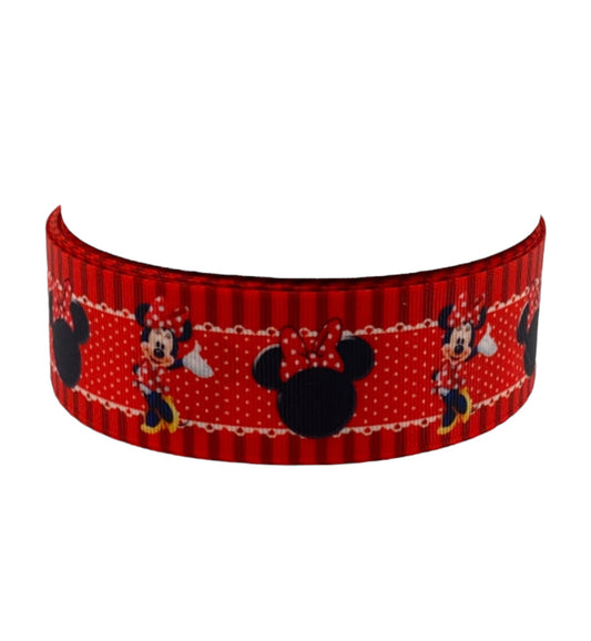 #C228 (Minnie Mouse ribbon 38mm/ 1.5 inches ) 🟢