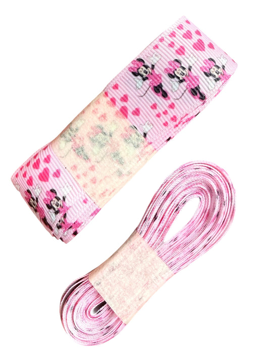 Minnie Mouse ribbon around 4 yards