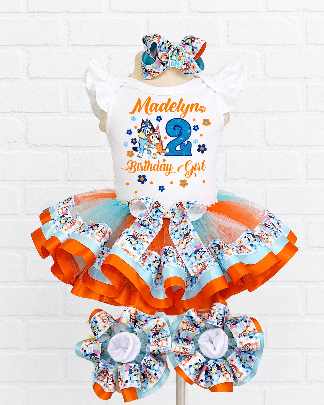 Bluey Birthday Tutu Set | Personalized Bluey tutu Outfit