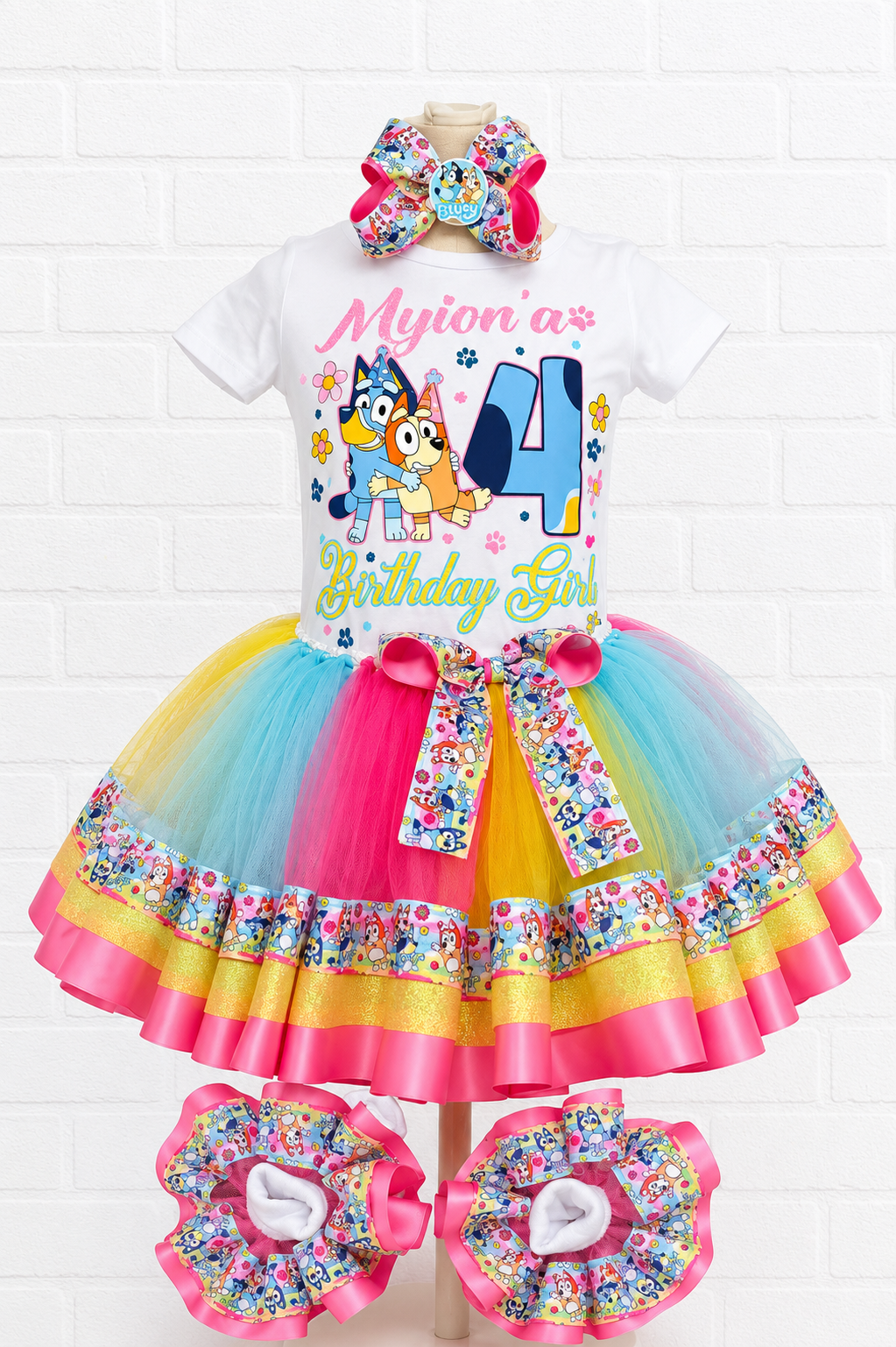Bluey tutu outfit Bluey | Birthday Bluey tutu set