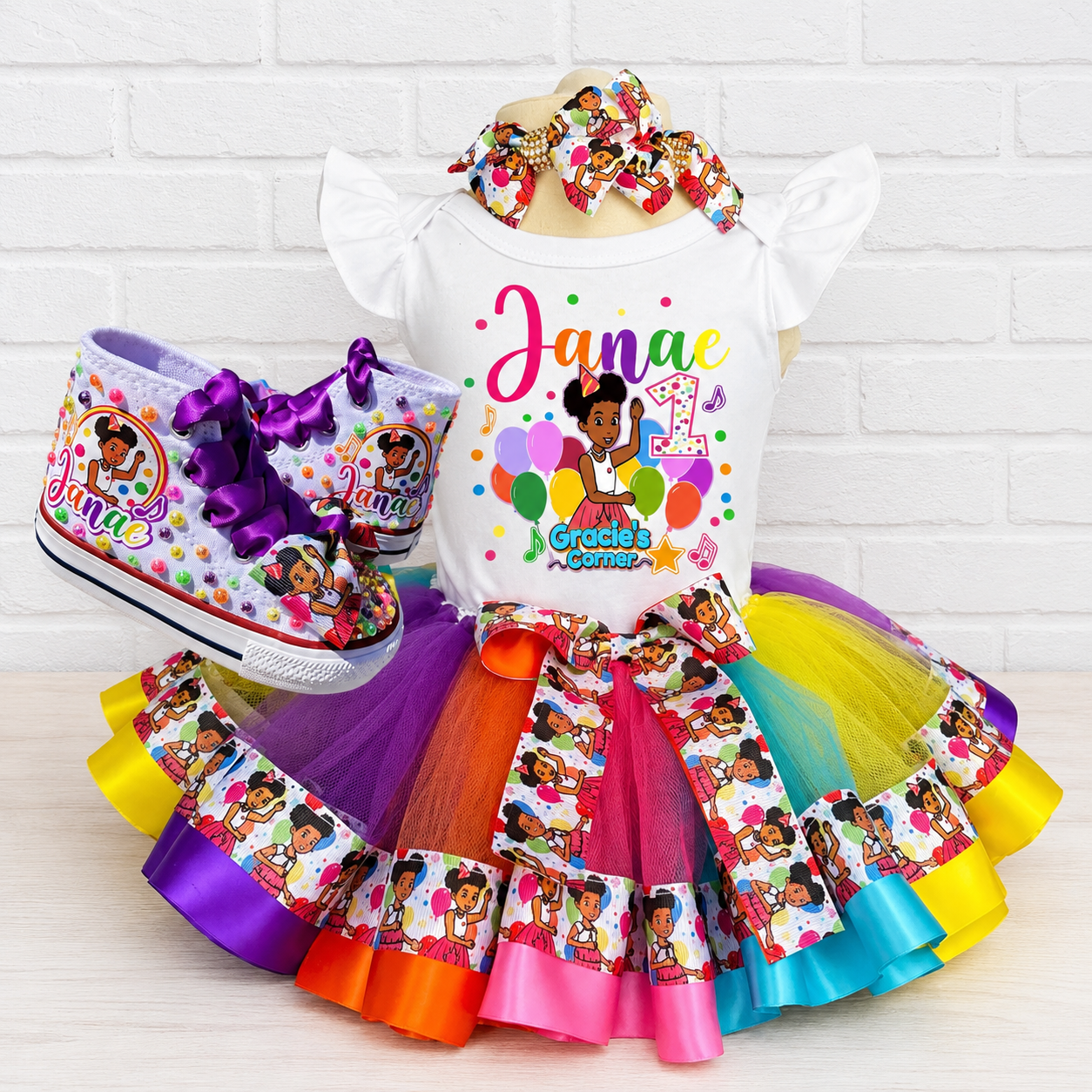 Gracie Corner Tutu Outfit | Gracie Corner Birthday tutu set