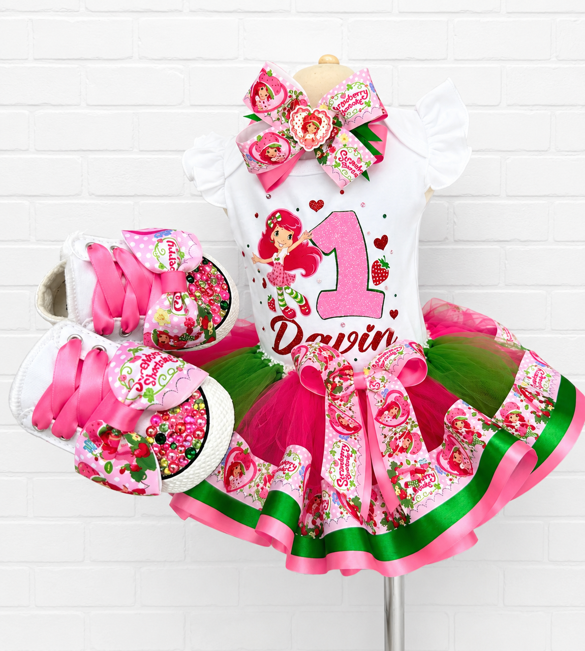 Strawberry Tutu Outfit | Strawberry Birthday Outfit