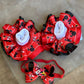 Minnie Mouse Ruffle socks, Minnie Mouse tutu socks, Minnie Mouse hair accessories