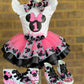 Minnie Mouse tutu set, Minnie Mouse tutu outfit, Minnie Mouse Birthday
