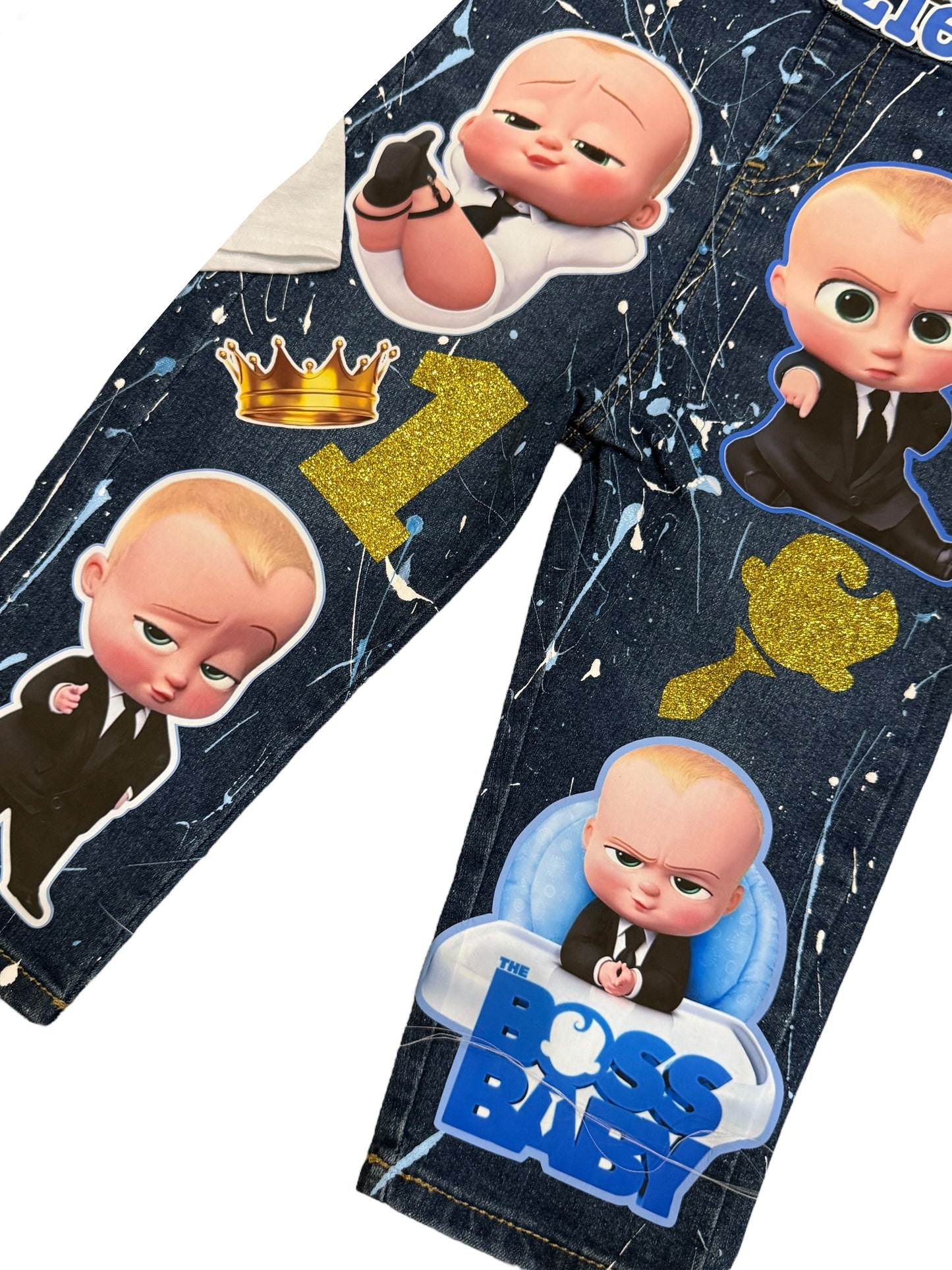 Boss Baby Denim Overall, Boss Baby Jeans Outfit