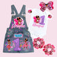 Gracie corner Jeans Overall Dress, Gracie Corner Denim overall, #Mockup