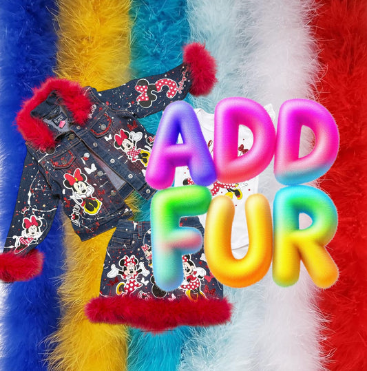Add On- I will add Fur to the collar, sleeves and the skirt Bottom.